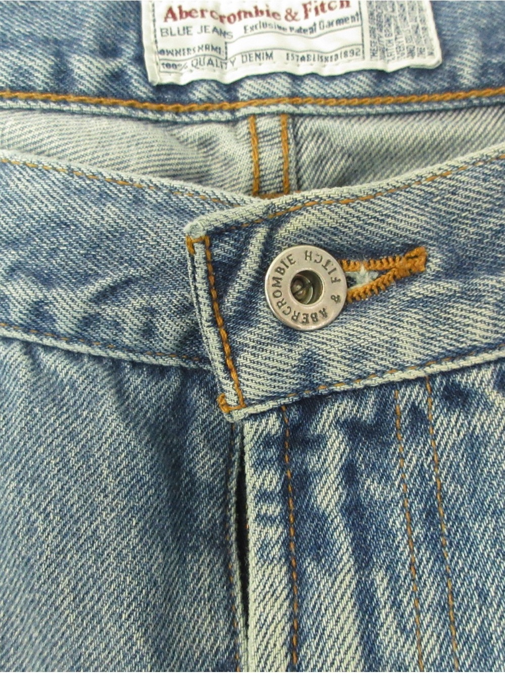 Abercrombie & Fitch size 6 Light Blue Denim Jeans - Picture 2 of 6